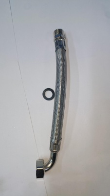 Шланг в металлопленке 3/4 "П с угол.1/2" М, L=250 мм фото
