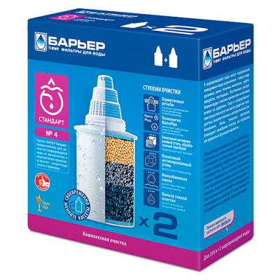 Кассета Барьер-4*2шт. фото