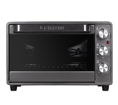 Электропечь LERAN TO 2636DG гриль, конвекция, вертел, черный фото
