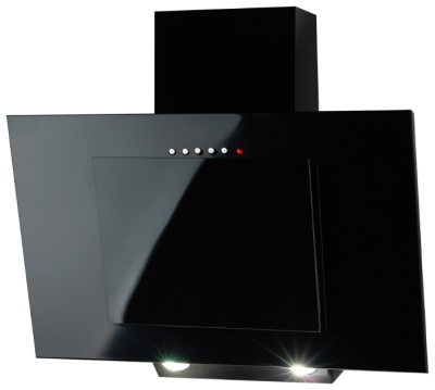 Возд-ль Неро эко 60 см металлик/черн. стекло фото