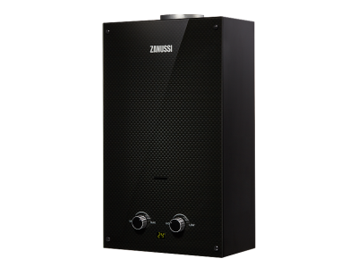 Колонка газ Zanussi GWH 10 Fonte Glass Carbon фото