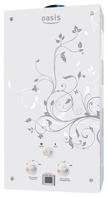 Колонка газовая Oasis Glass 24 ZG с рисунком под стеклом фото