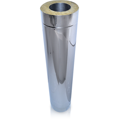 Труба 150/220мм нерж.-нерж. L=0,5 м фото