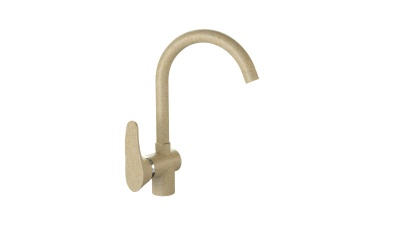 Смеситель КМ/матовый-005/Q14 ваниль фото